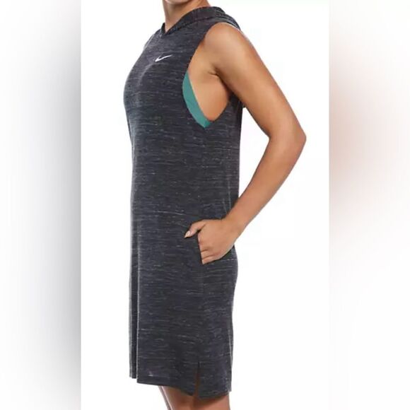 Nike Essential Sleeveless Hooded Swim Cover-Up Dress- Size XXL - Picture 4 of 9